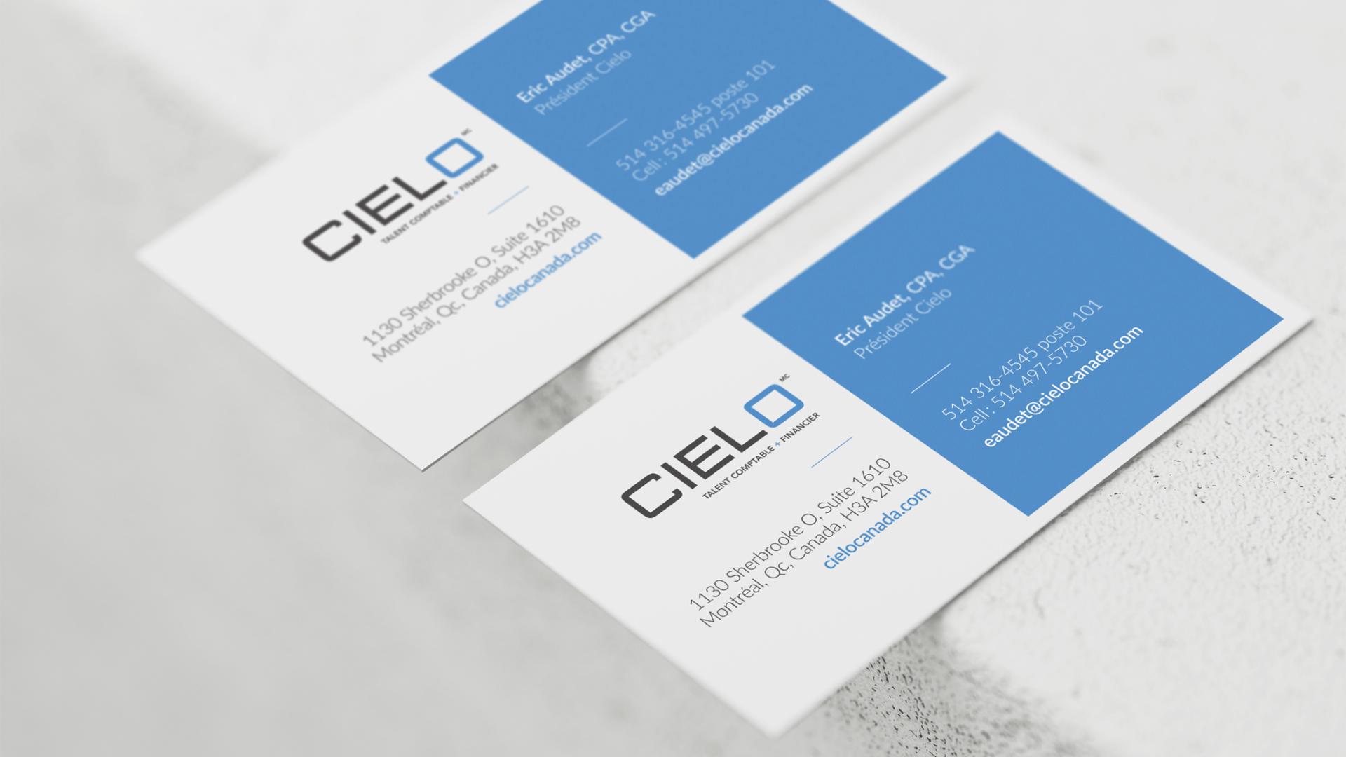 CIELO - Cartes d'affaires
