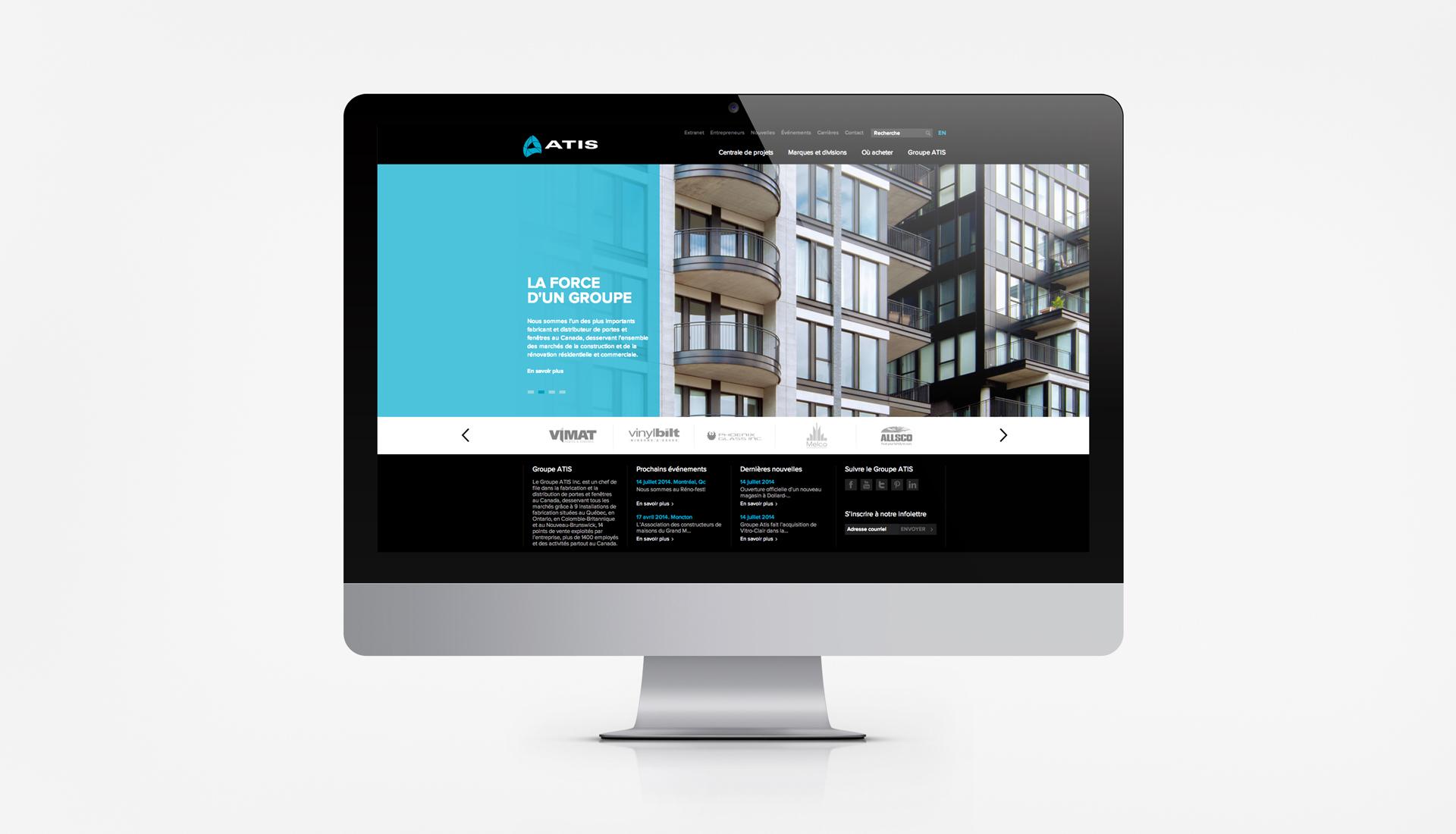 Groupe Atis - Interface Destkop