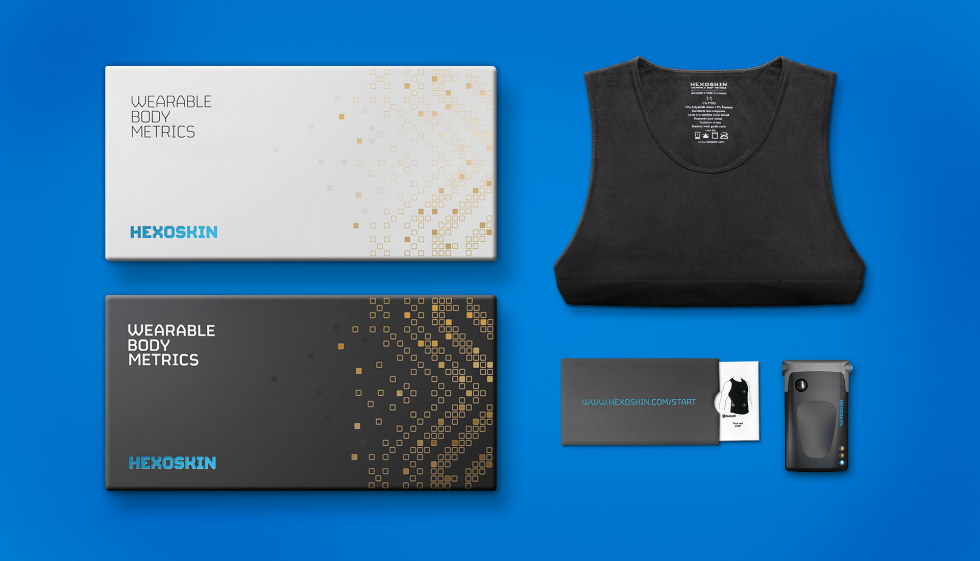 Hexoskin - Packaging